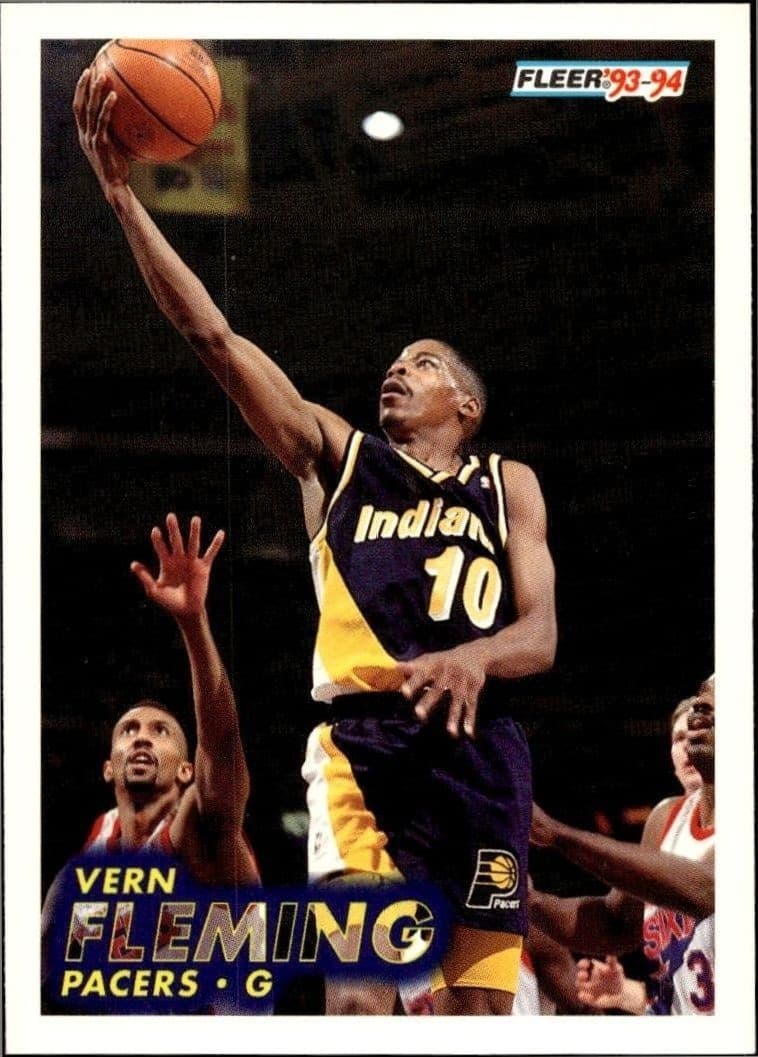 1993-94 Fleer Vern Fleming #83 trading card