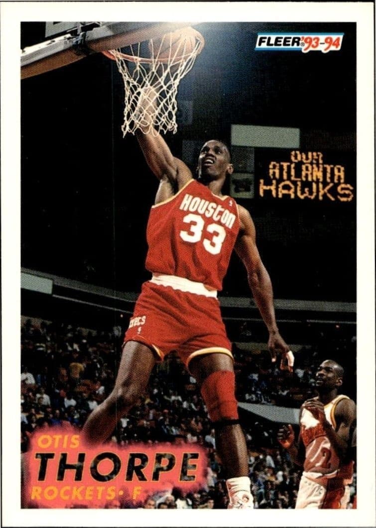 1993-94 Fleer Otis Thorpe #81 trading card