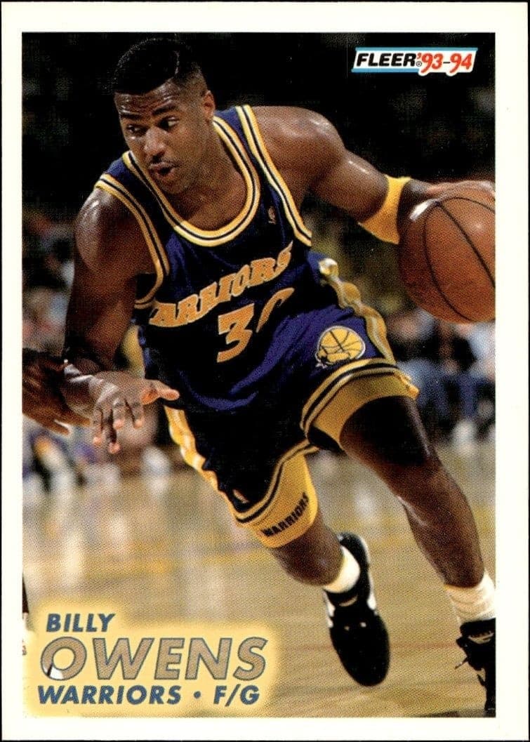 1993-94 Fleer Billy Owens #72 trading card