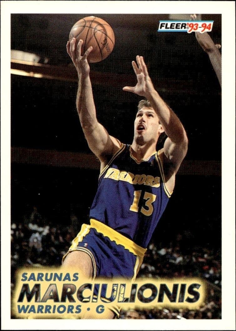 1993-94 Fleer Sarunas Marciulionis #70 trading card