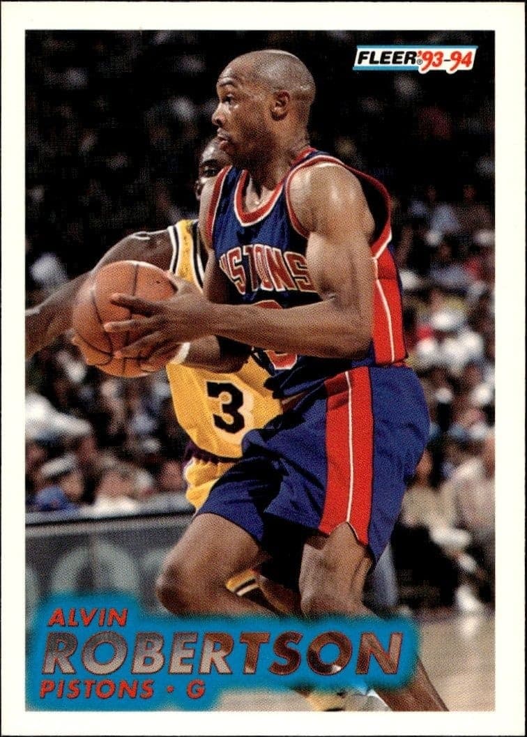 1993-94 Fleer Alvin Robertson #63 trading card