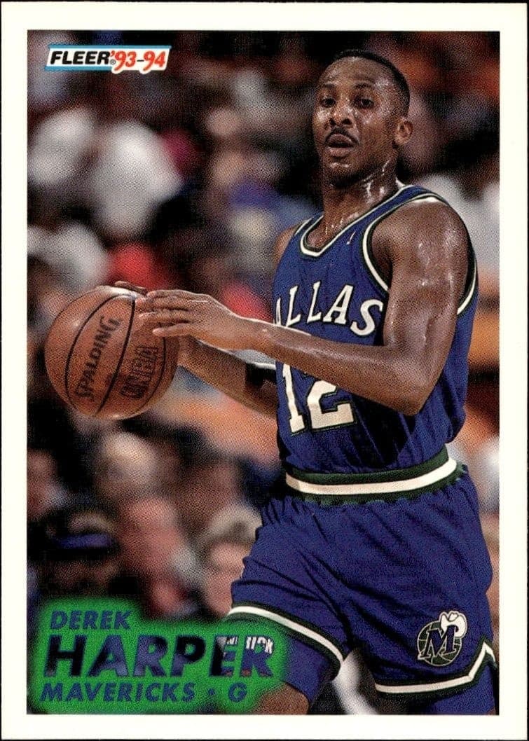 1993-94 Fleer Derek Harper #44 trading card