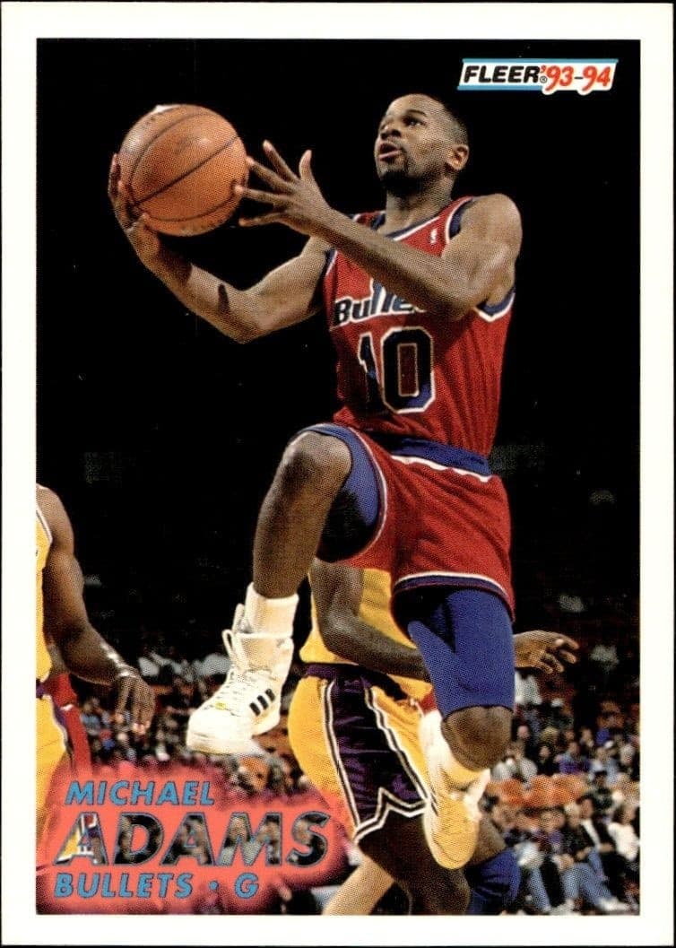 1993-94 Fleer Michael Adams #213 trading card