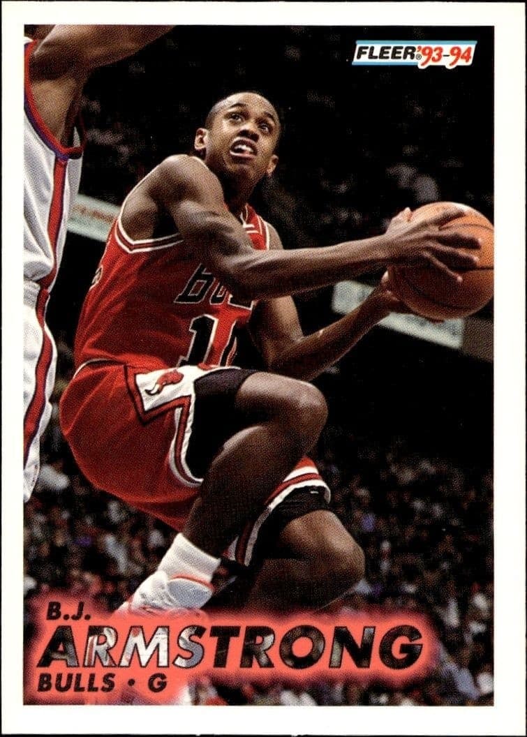 1993-94 Fleer B.J. Armstrong #25 trading card