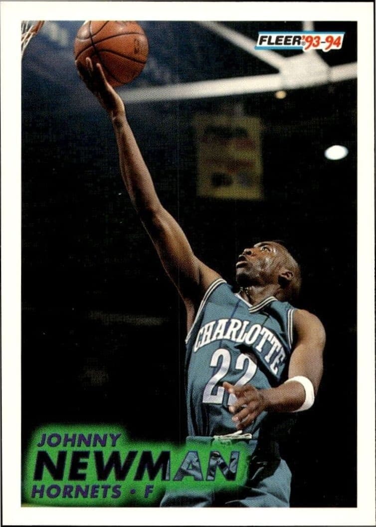1993-94 Fleer Johnny Newman #23 trading card
