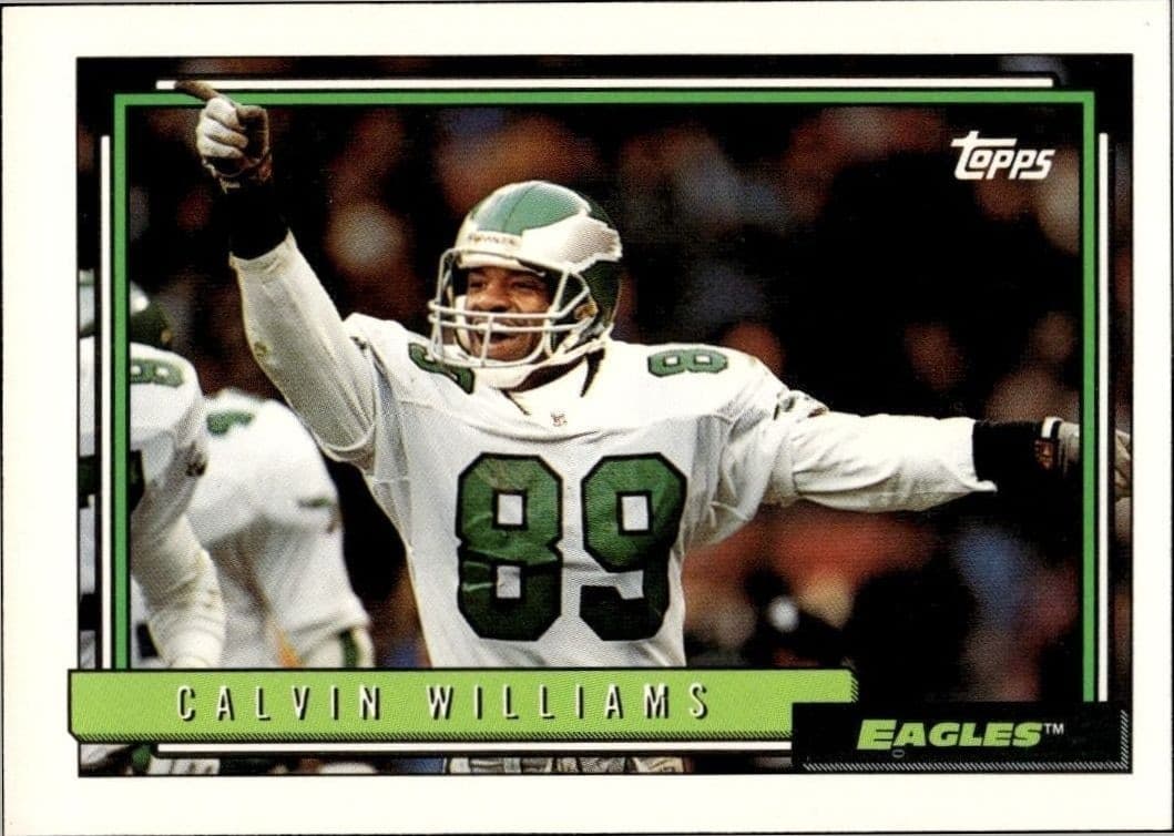 1992 Topps Calvin Williams #54 trading card