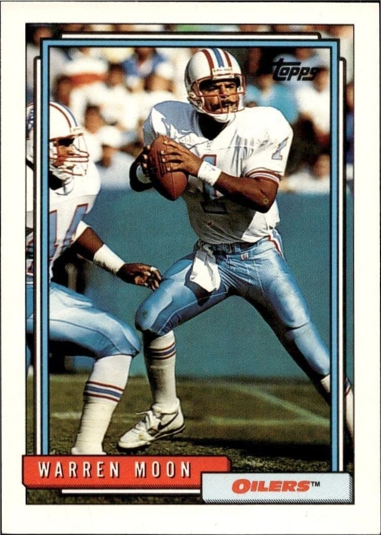 1992 Topps Warren Moon #70 trading card