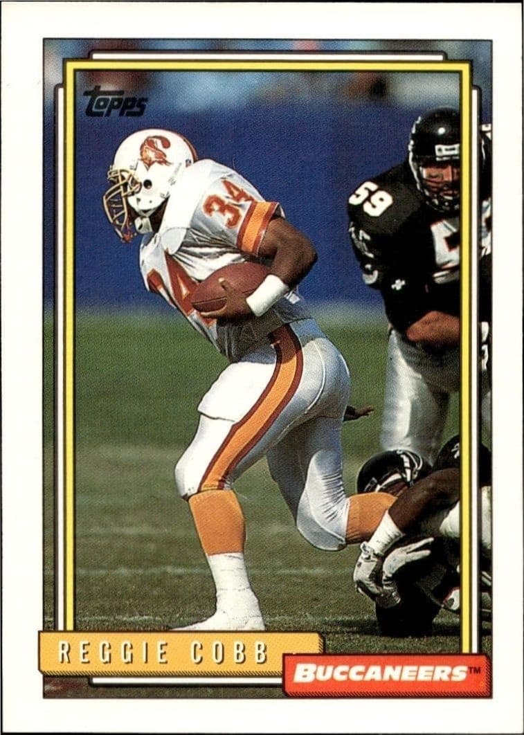 1992 Topps Reggie Cobb #221 trading card