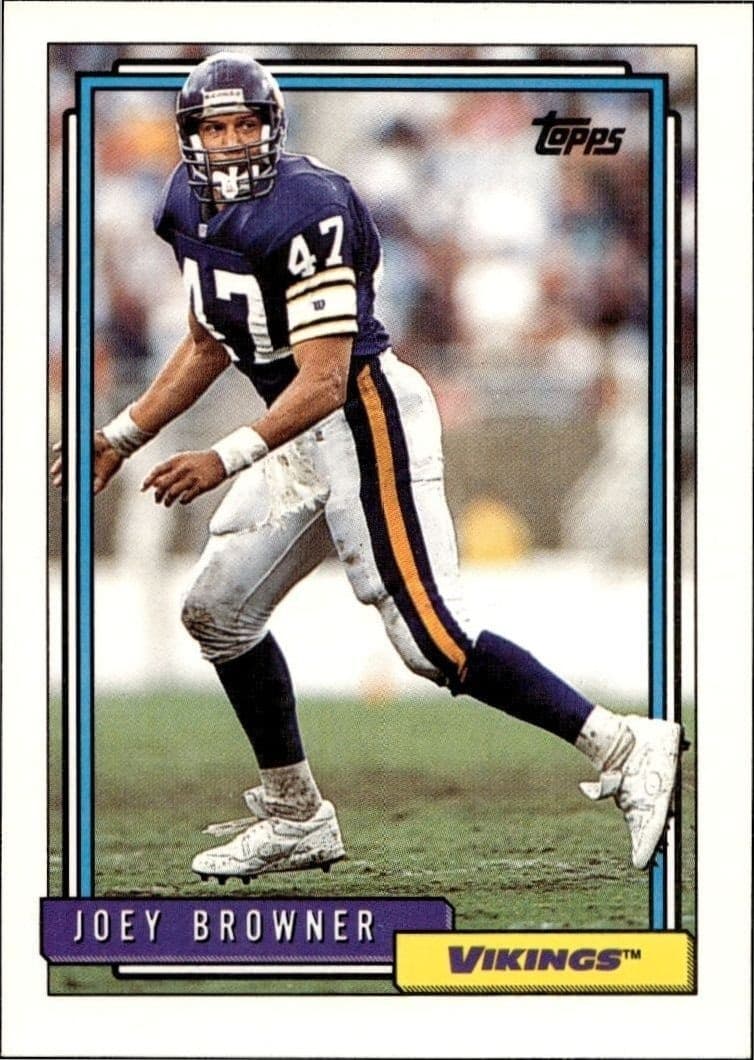 1992 Topps Joey Browner #6 trading card