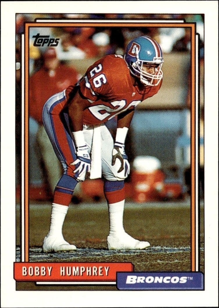 1992 Topps Bobby Humphrey #647 trading card