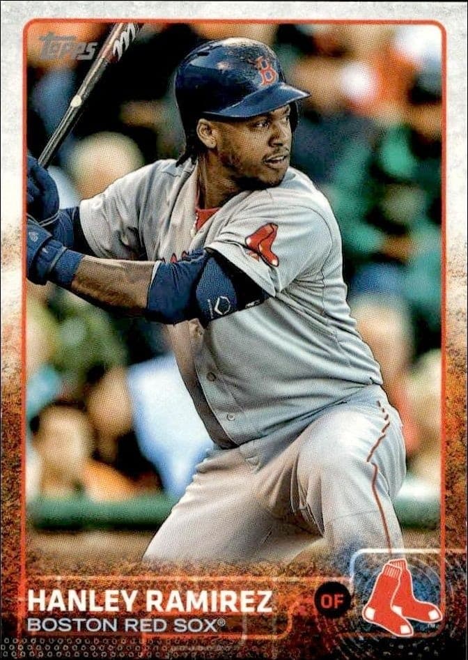 2015 Topps Series 2 Hanley Ramirez #626 trading card