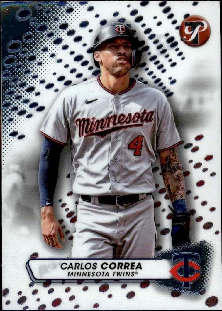 2023 Topps Pristine Carlos Correa #125 trading card