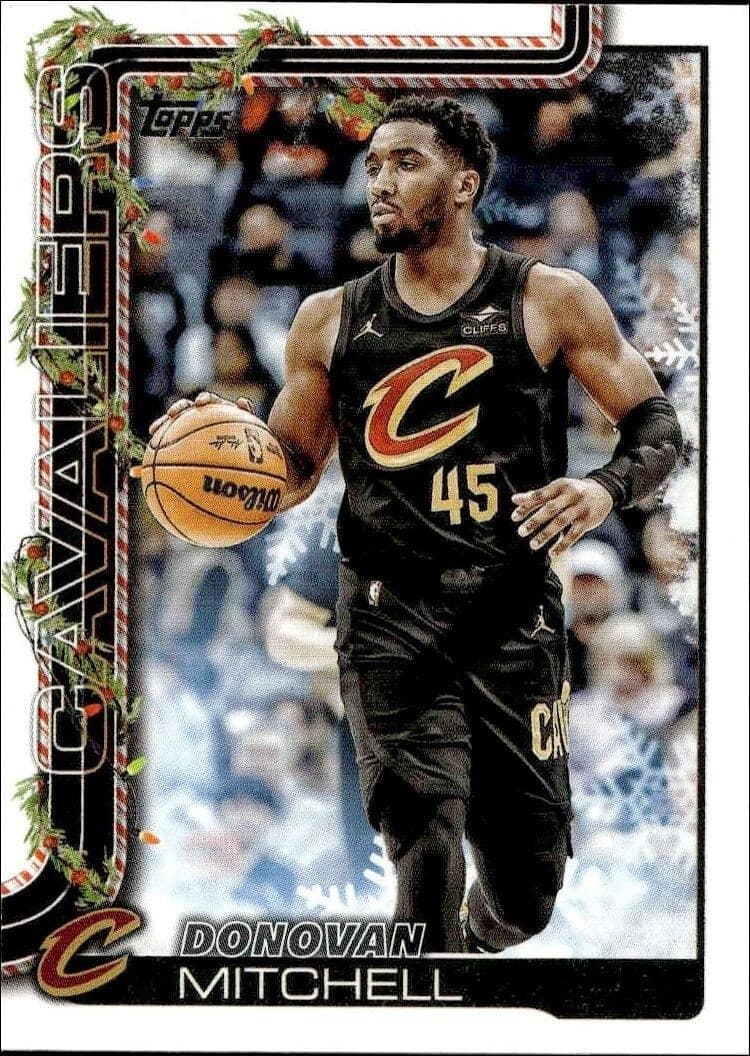 2025-26 Topps Holiday Donovan Mitchell #H63 trading card