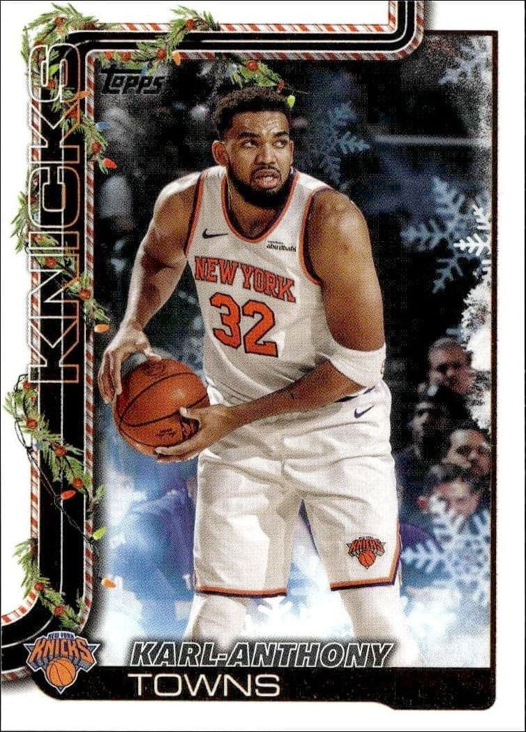 2025-26 Topps Holiday Karl-Anthony Towns #H16 trading card