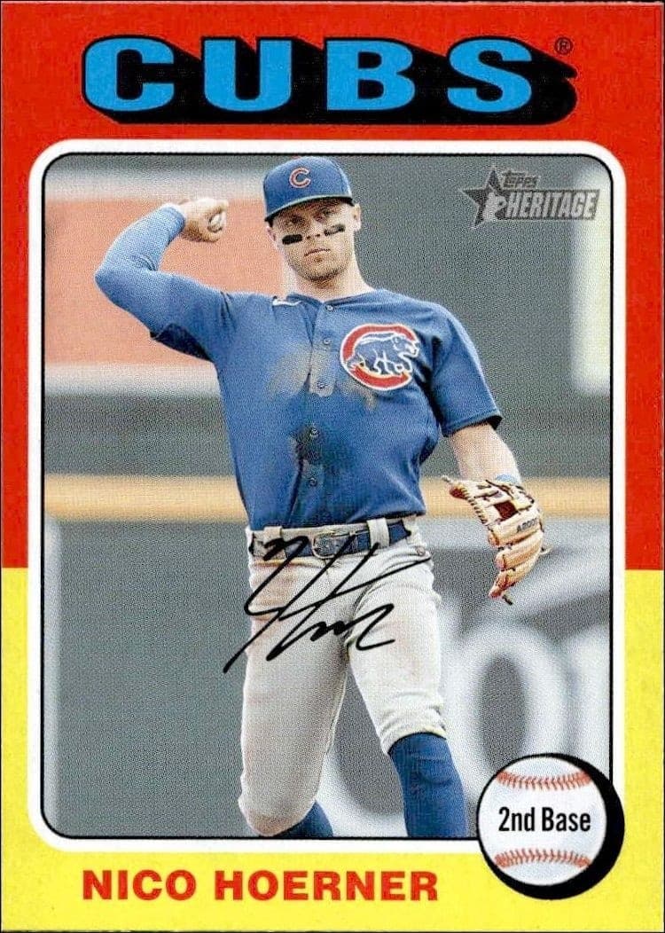 2024 Topps Heritage Nico Hoerner #280 trading card