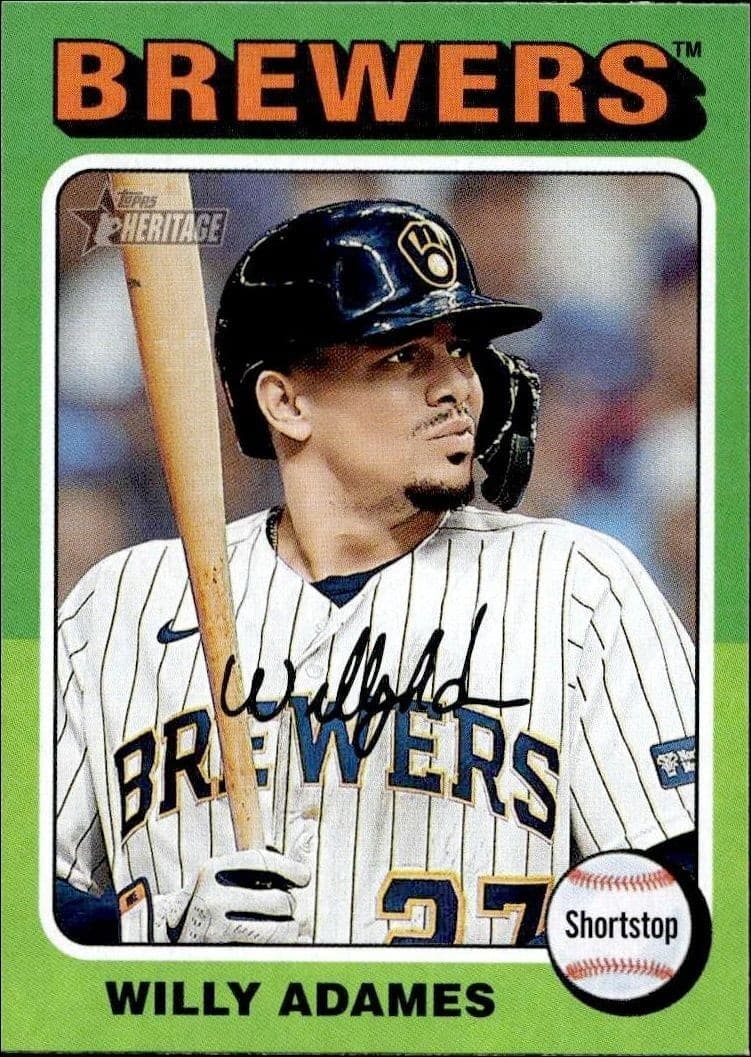 2024 Topps Heritage Willy Adames #155 trading card