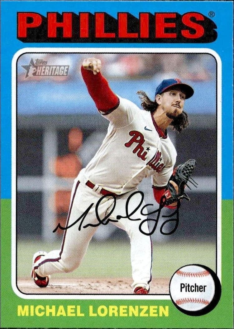2024 Topps Heritage Michael Lorenzen #497 trading card
