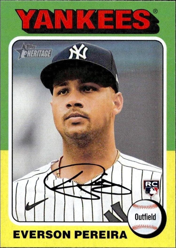 2024 Topps Heritage Everson Pereira #348 trading card