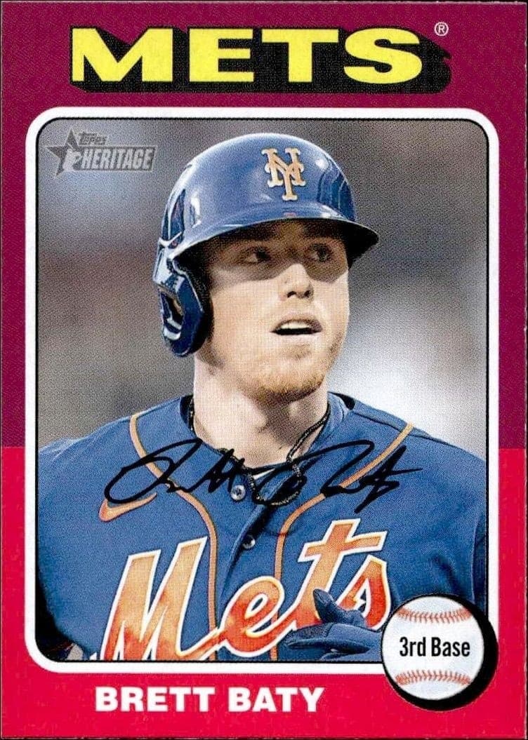 2024 Topps Heritage Brett Baty #219 trading card