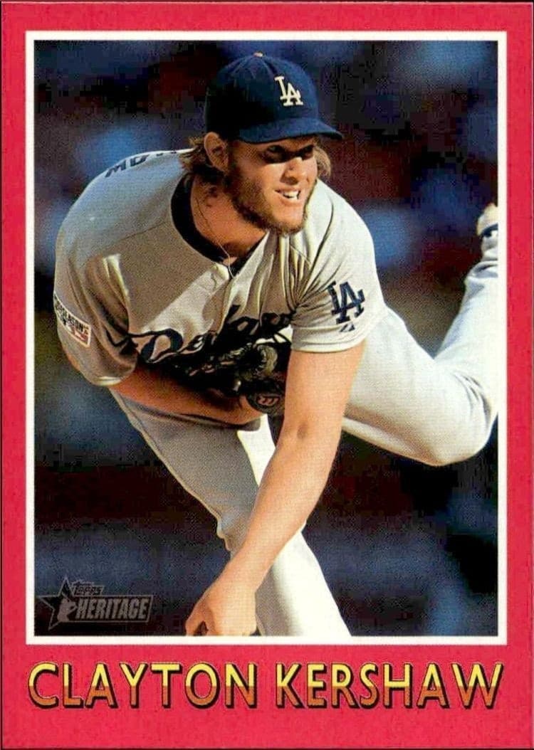 2024 Topps Heritage Clayton Kershaw #75BS-20 trading card