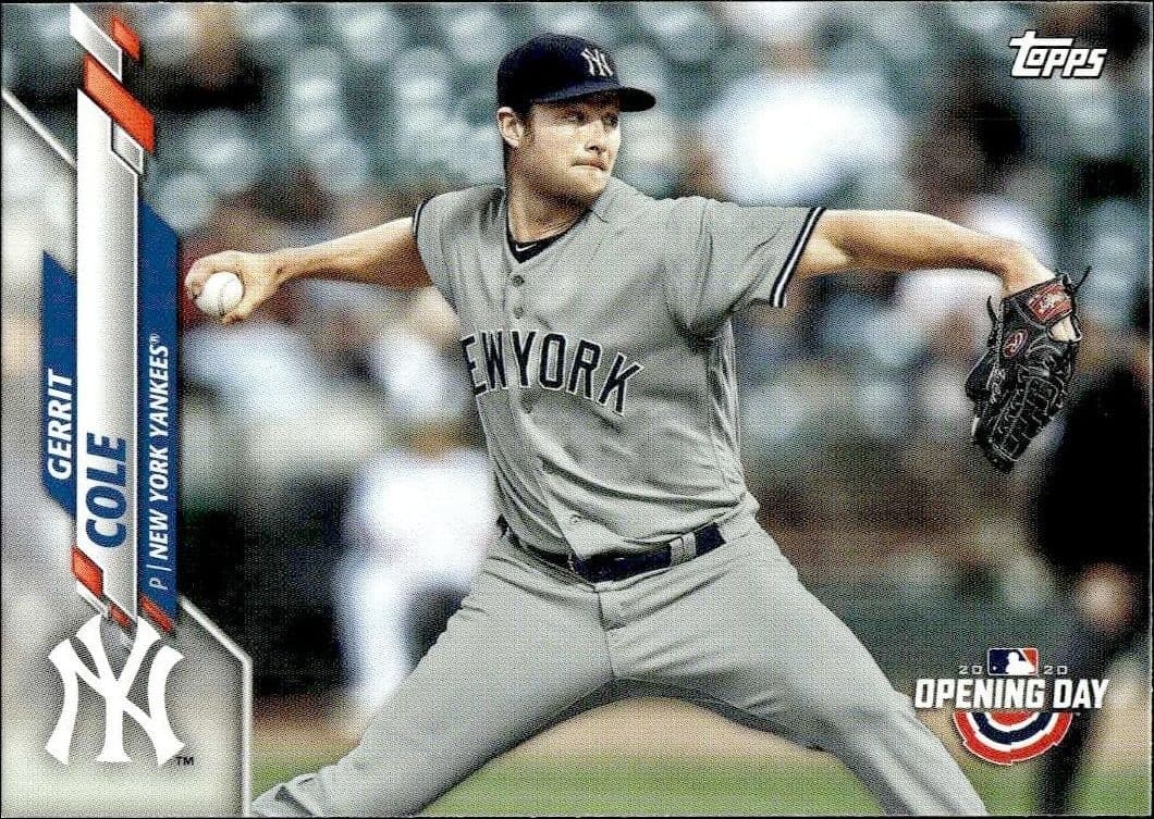 2020 Topps Opening Day Gerrit Cole #21 trading card