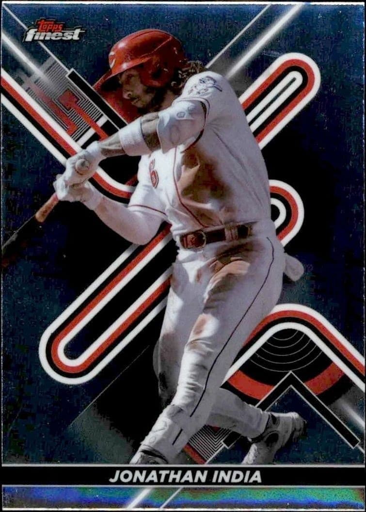 2022 Topps Finest Jonathan India #47 trading card
