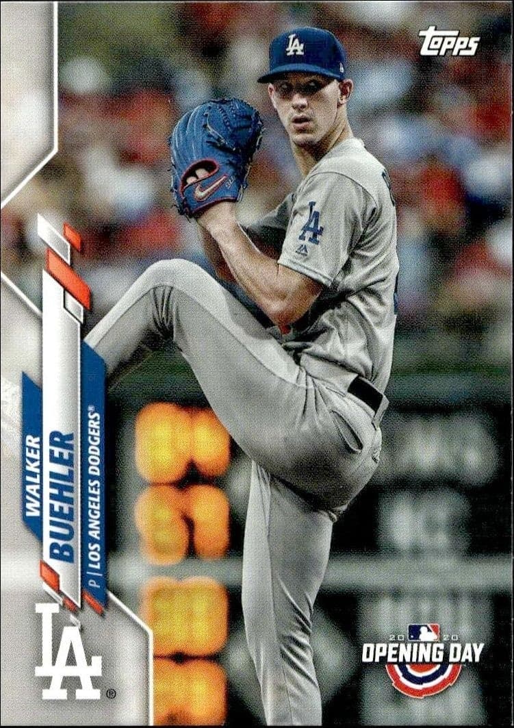 2020 Topps Opening Day Walker Buehler #172 trading card