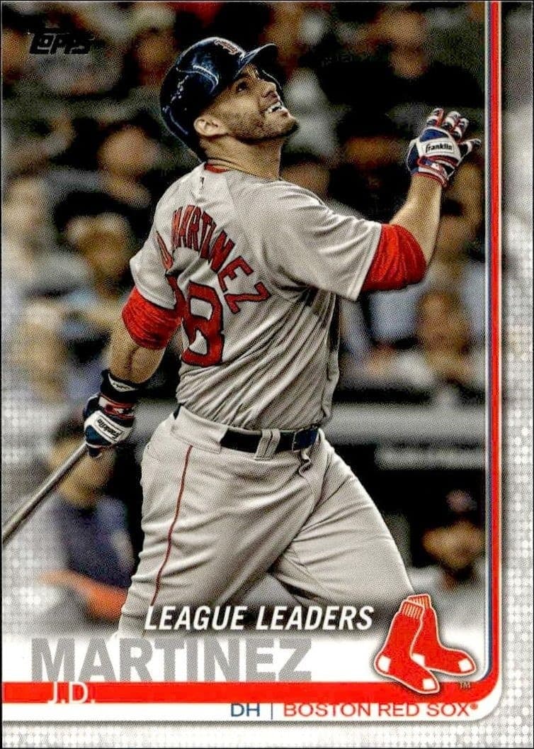 2019 Topps Series 1 J.D. Martinez #23 trading card