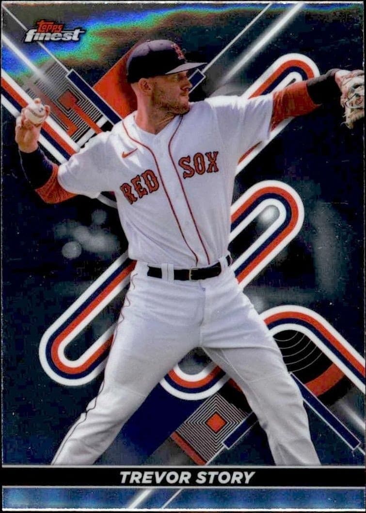 2022 Topps Finest Trevor Story #50 trading card