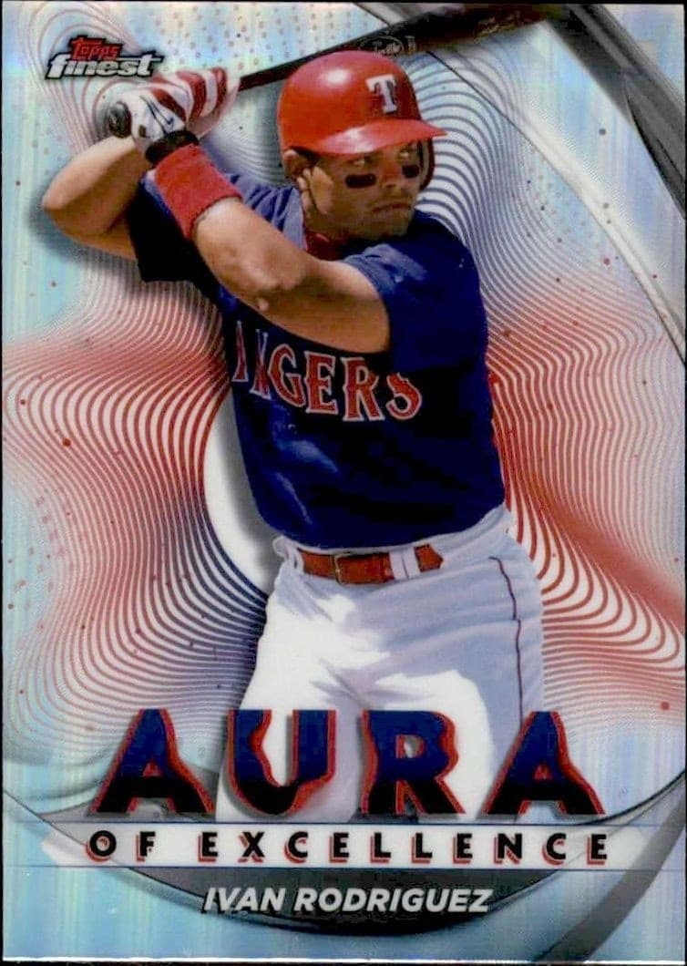2022 Topps Finest Ivan Rodriguez #AE-IR trading card
