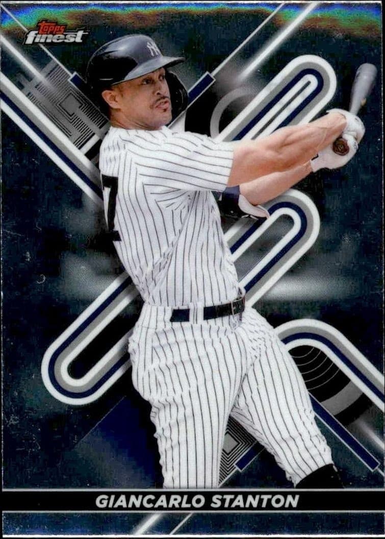 2022 Topps Finest Giancarlo Stanton #76 trading card