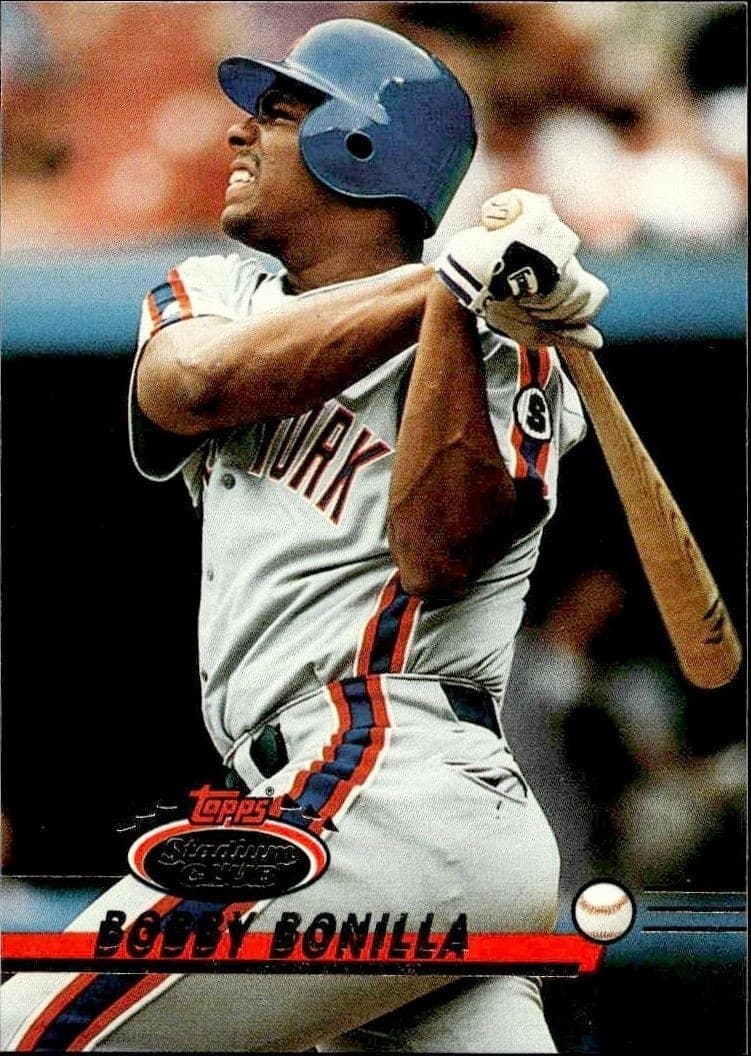1993 Topps Stadium Club Bobby Bonilla #163 trading card