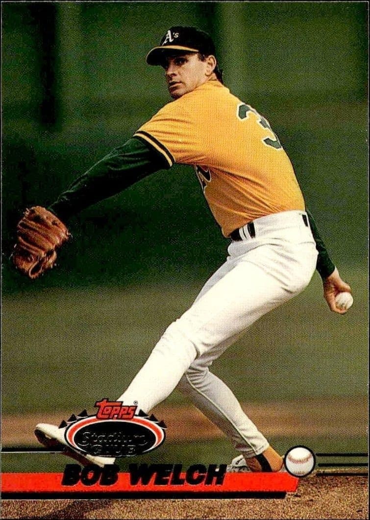 1993 Topps Stadium Club Bob Welch #546 trading card