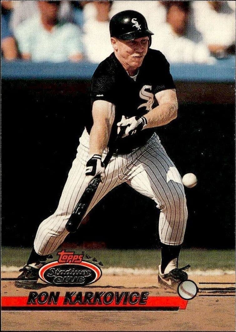 1993 Topps Stadium Club Ron Karkovice #427 trading card