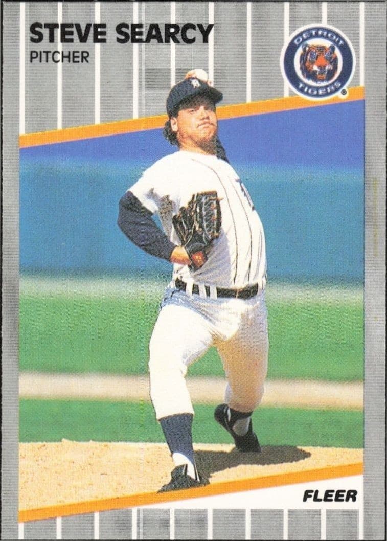 1989 Fleer Steve Searcy #145 trading card