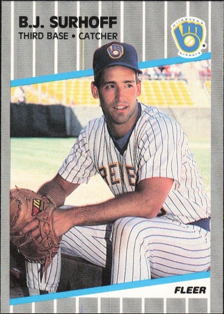 1989 Fleer B.J. Surhoff #197 trading card