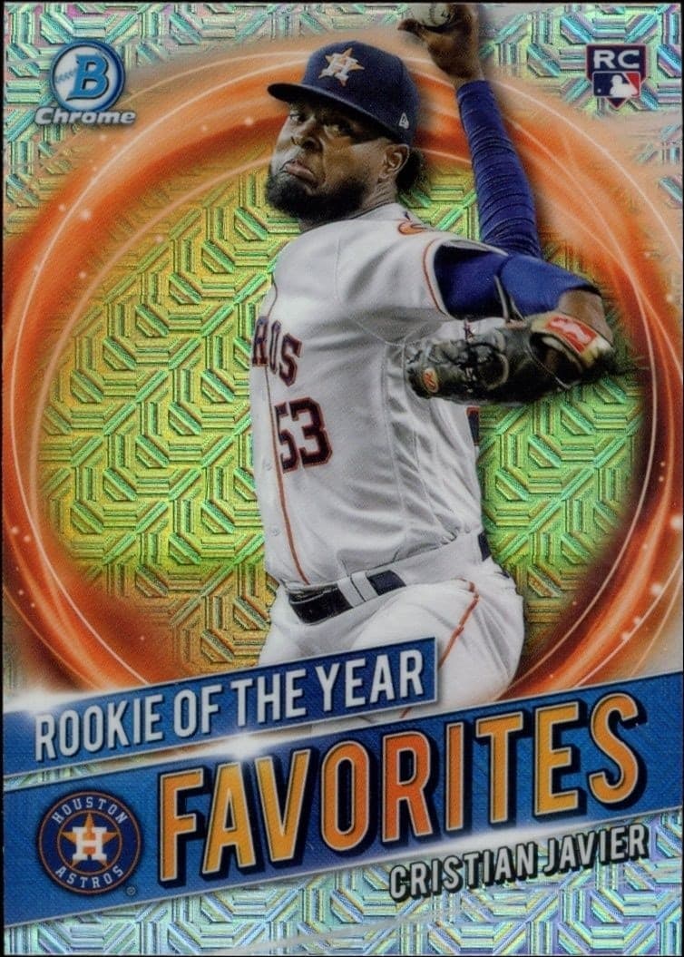 2021 Bowman Cristian Javier #RRY-CJ trading card
