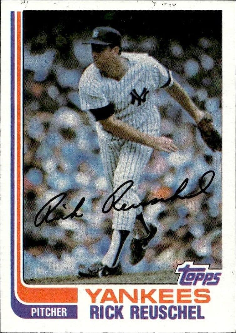 1982 Topps Rick Reuschel #405 trading card