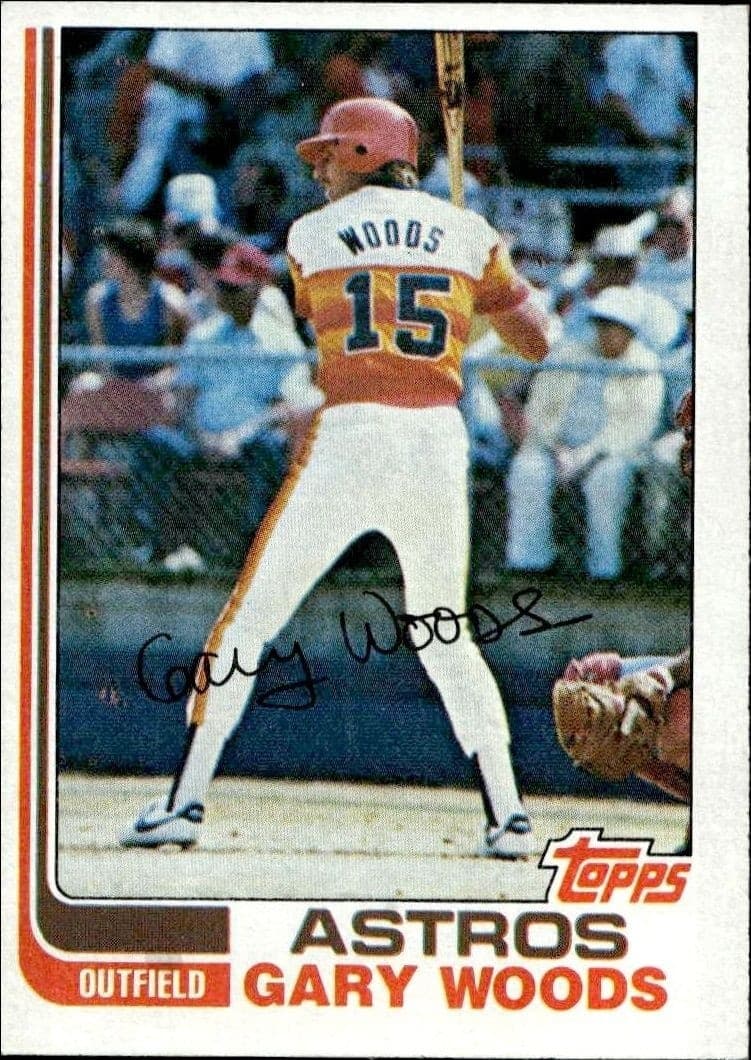 1982 Topps Gary Woods #483 trading card