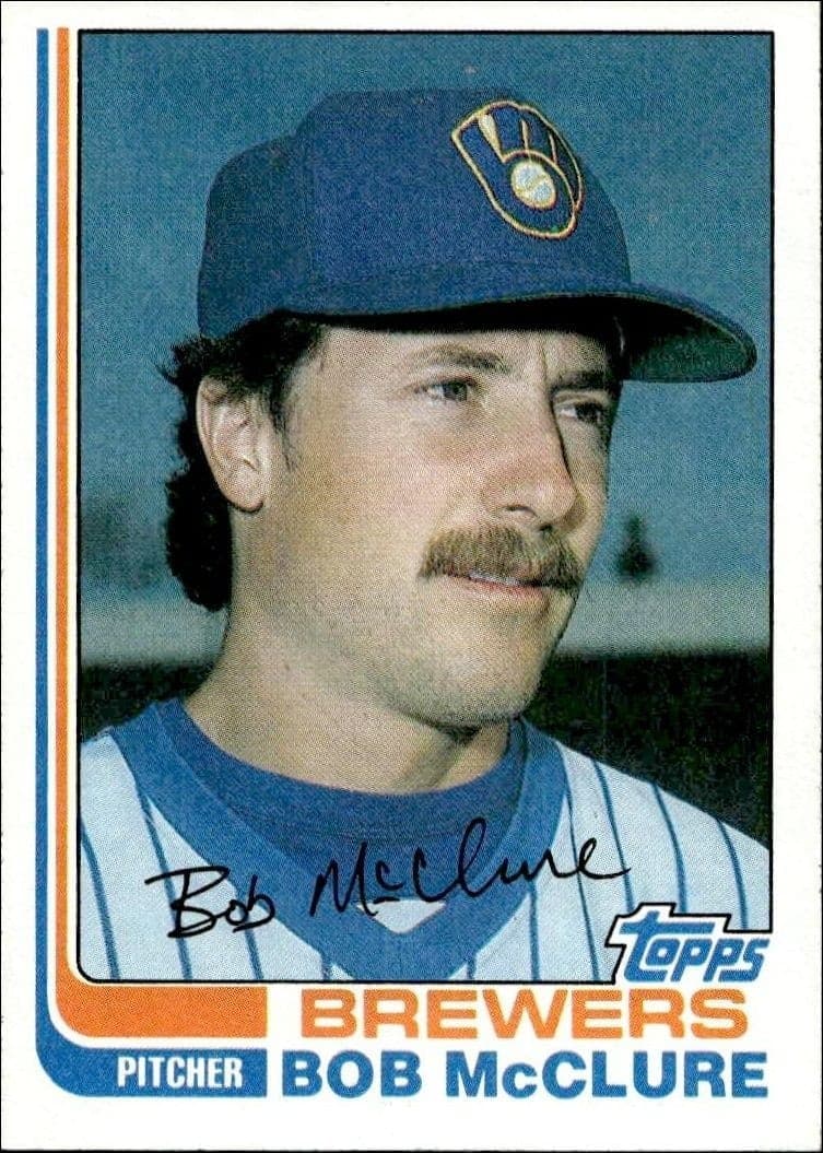 1982 Topps Bob McClure #487 trading card