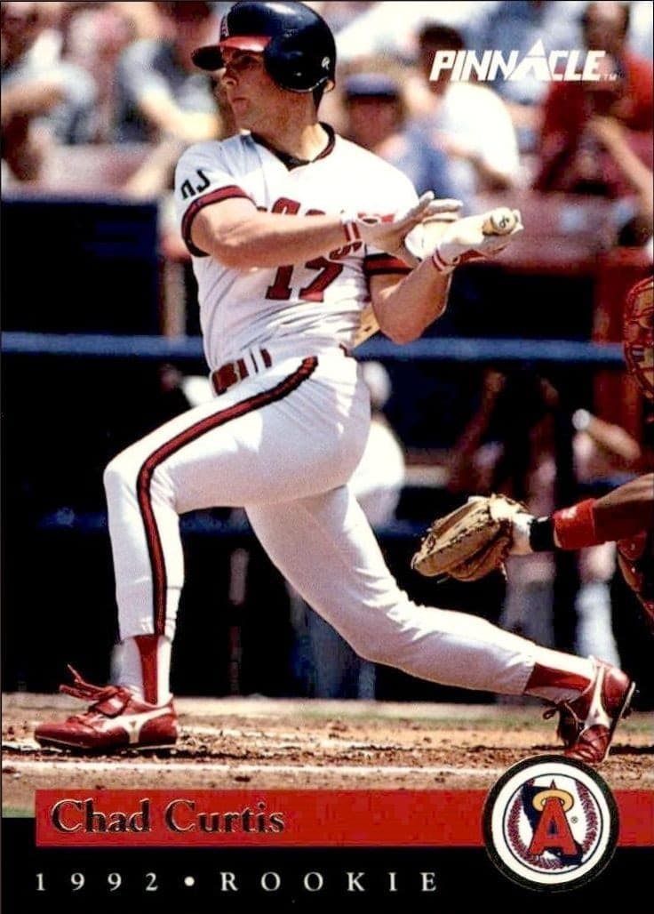 1992 Pinnacle Rookies Chad Curtis #29 trading card