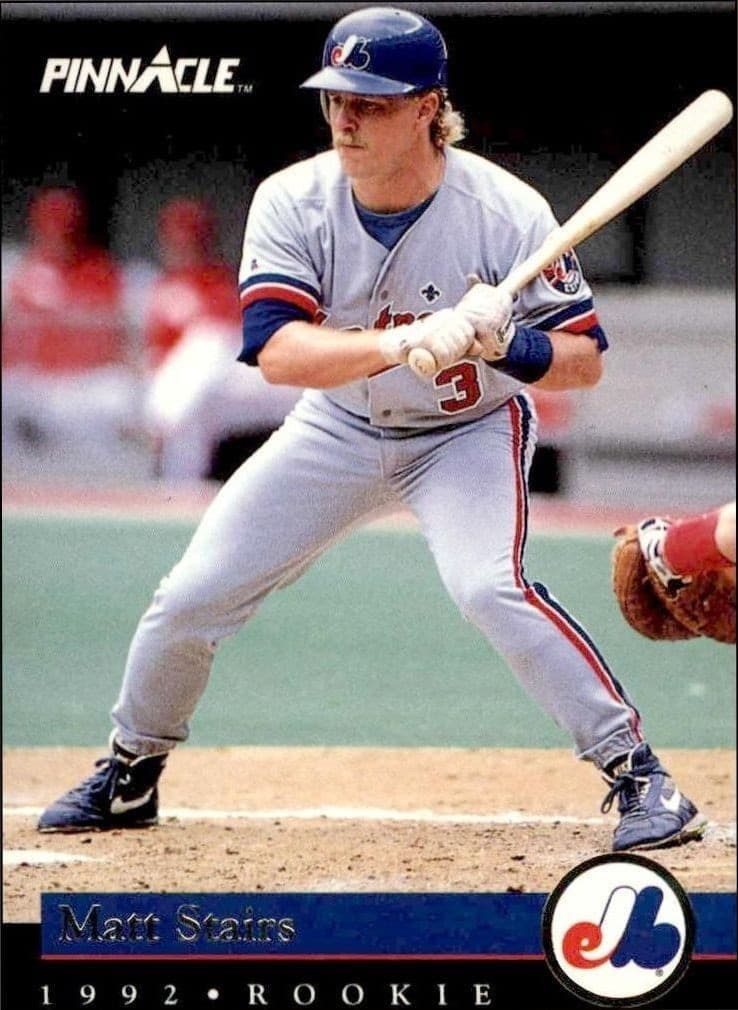 1992 Pinnacle Rookies Matt Stairs #28 trading card