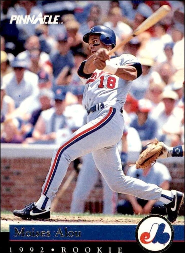 1992 Pinnacle Rookies Moises Alou #16 trading card