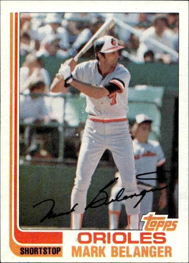 1982 Topps Mark Belanger #776 trading card