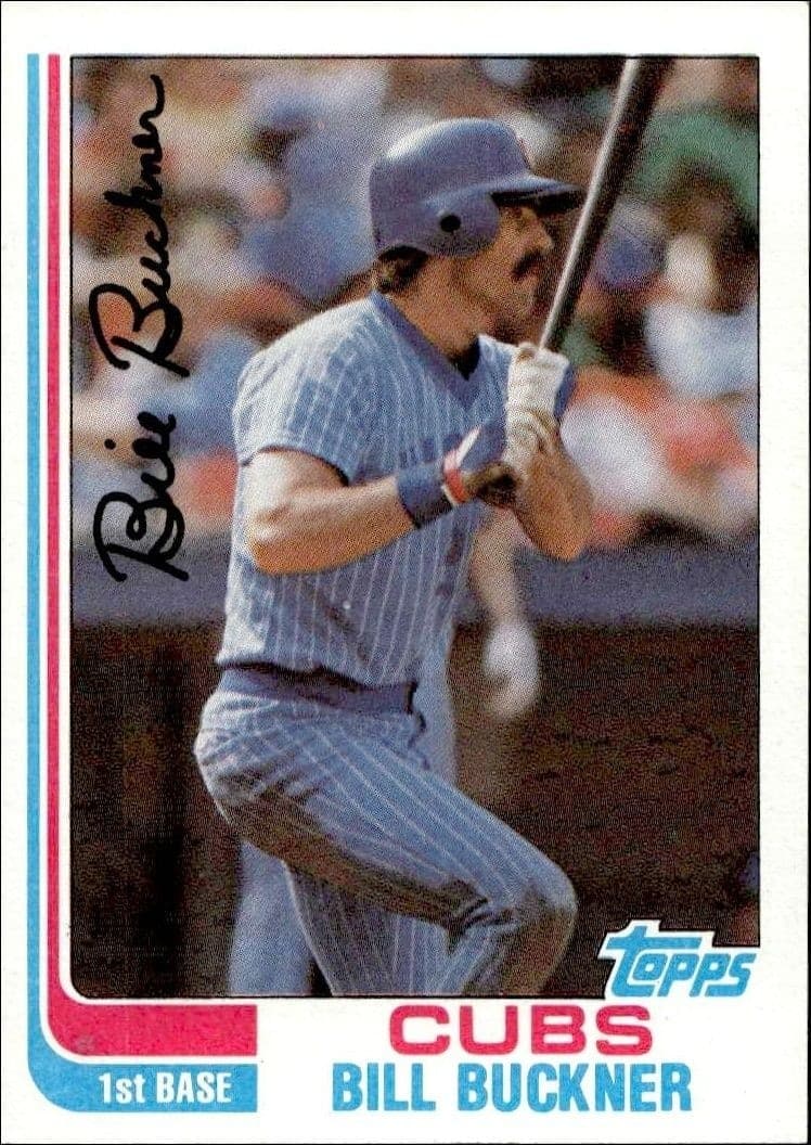 1982 Topps Bill Buckner #760 trading card