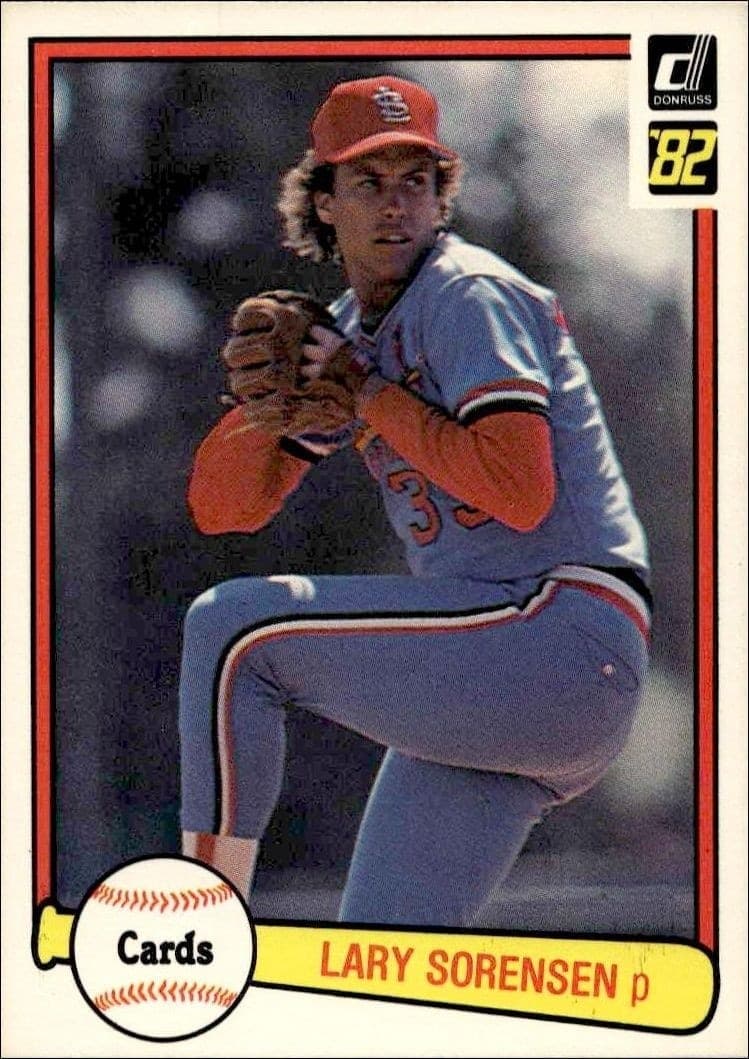 1982 Donruss Lary Sorensen #246 trading card
