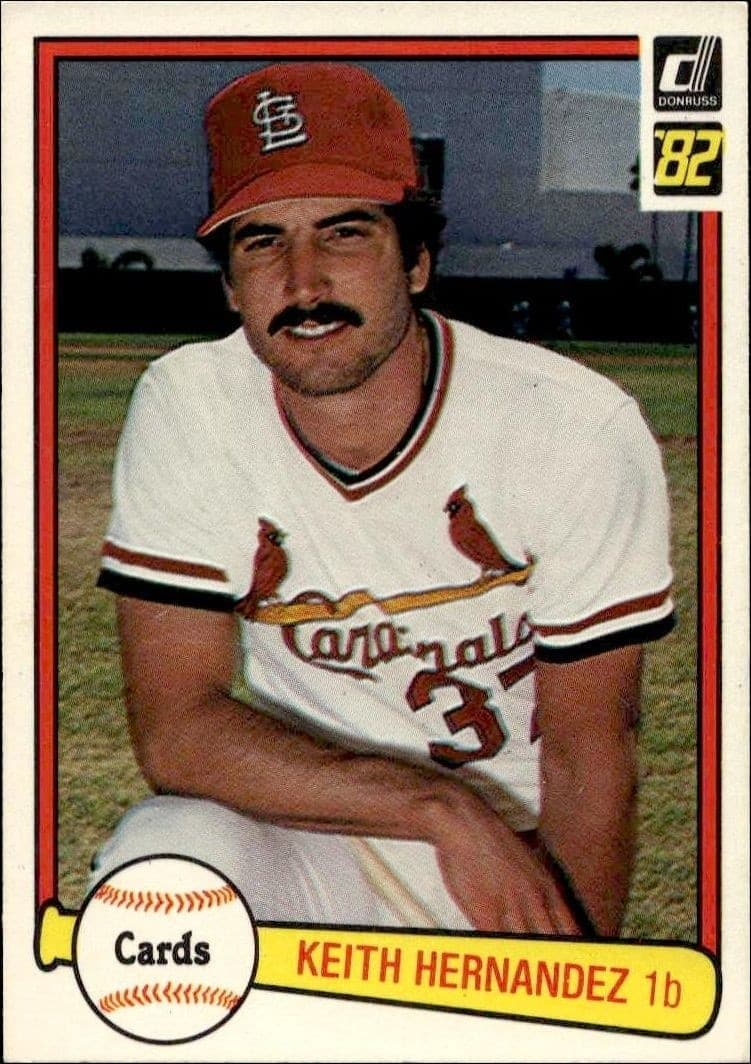1982 Donruss Keith Hernandez #278 trading card