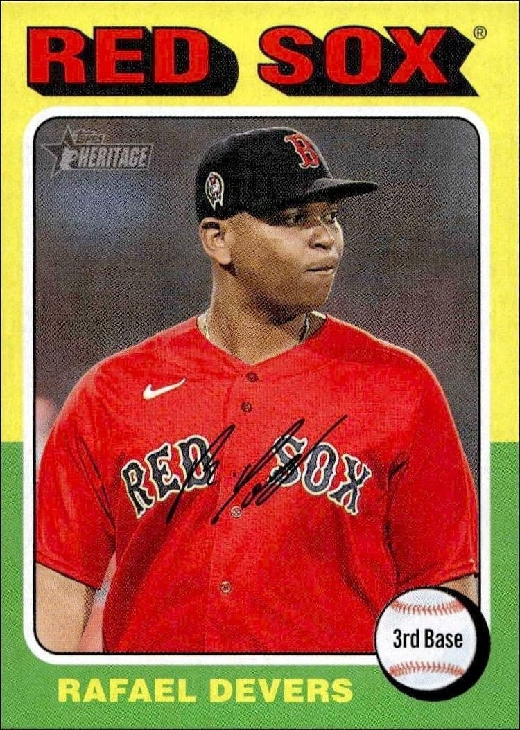 2024 Topps Heritage Rafael Devers #239 trading card