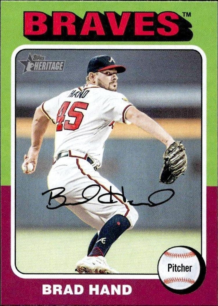 2024 Topps Heritage Brad Hand #361 trading card