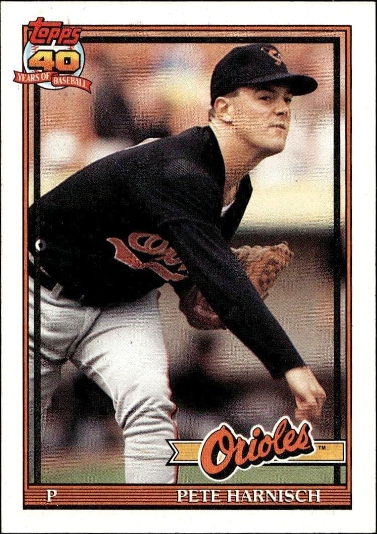 1991 Topps Pete Harnisch #179 trading card